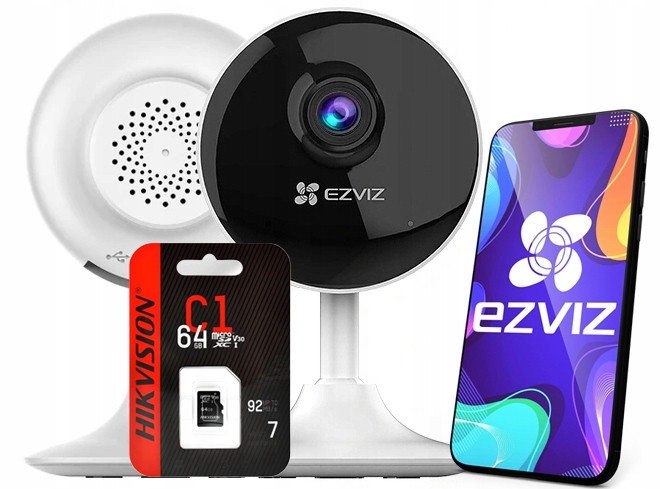 WiFi kamera chůvička C1C-B Ezviz FullHD Mikrofon Reproduktor microSD karta 64Gb