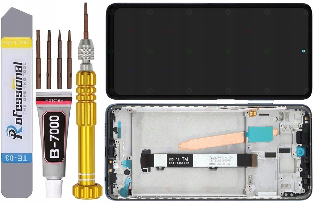 Xiaomi Poco X3 LCD displej Obrazovka Rámeček