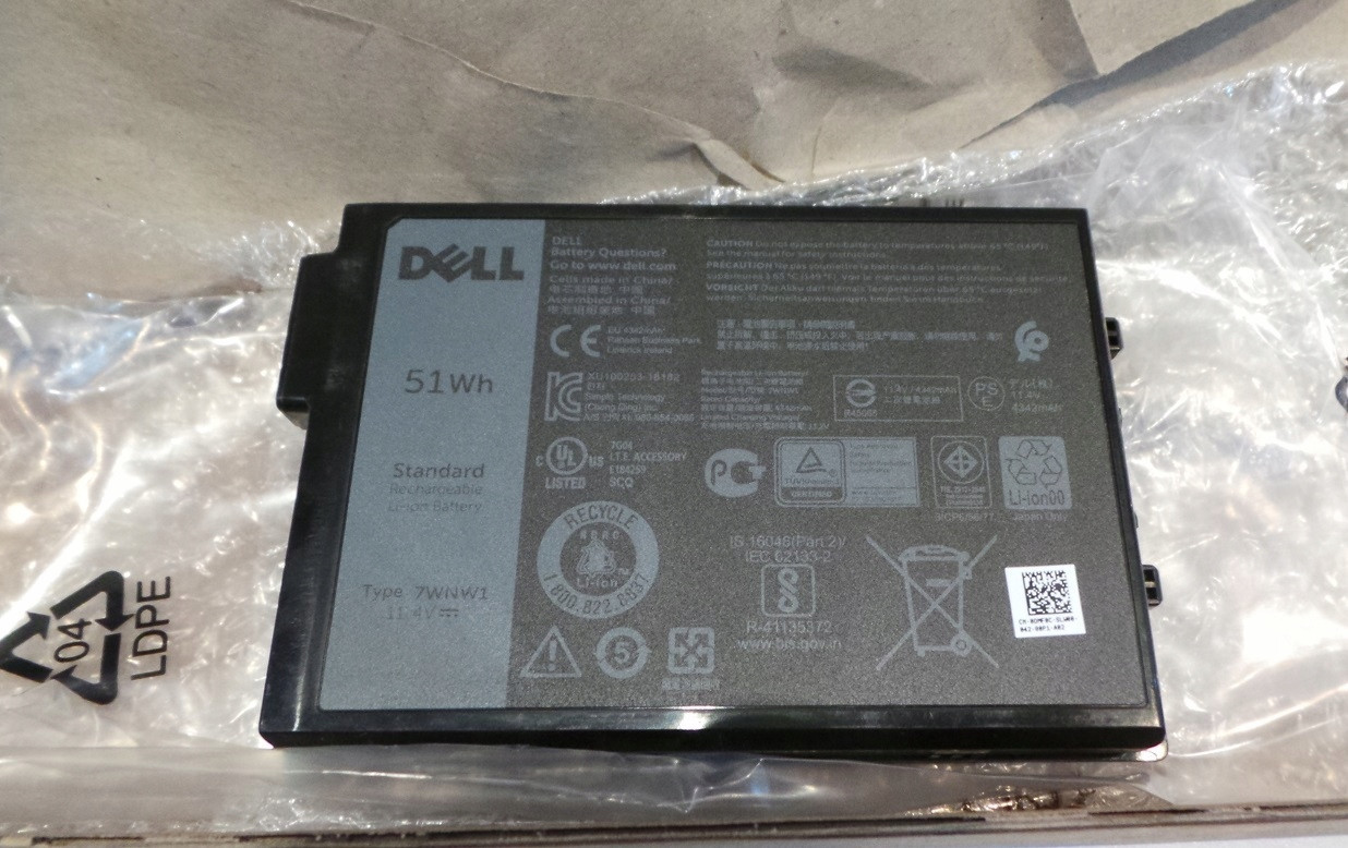Nová Originální baterie Dell Latitude Rugged 5420 5424 7424 51Wh TYP:7WNW1