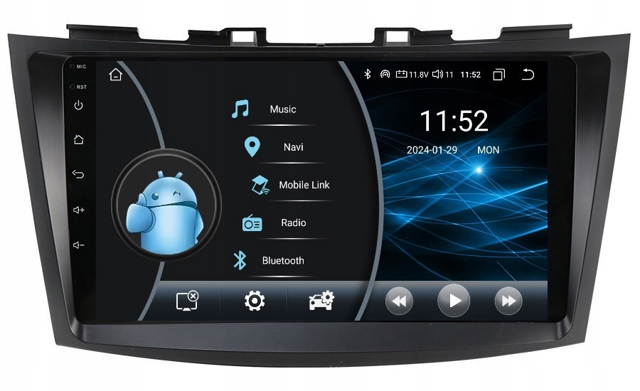 Rádio 2DIN Navigace Android Suzuki Swift 5 V 2/32 Gb Dsp Carplay Lte