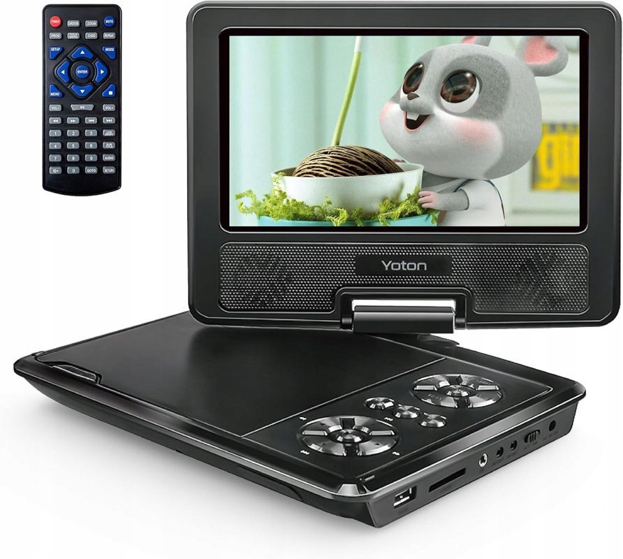 DVD Přenosné 7 LCD Yoton YD075 Usb Sd Dálkové Ovládání Otočná obrazovka