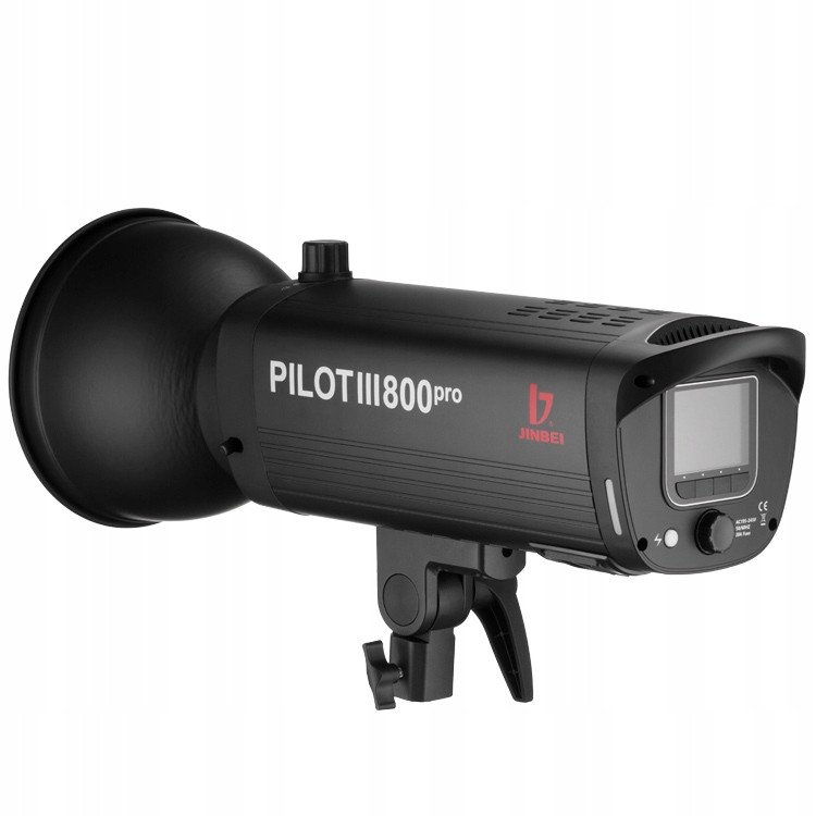 Studiový blesk Jinbei Pilot III 800 Pro zoomem hořáku