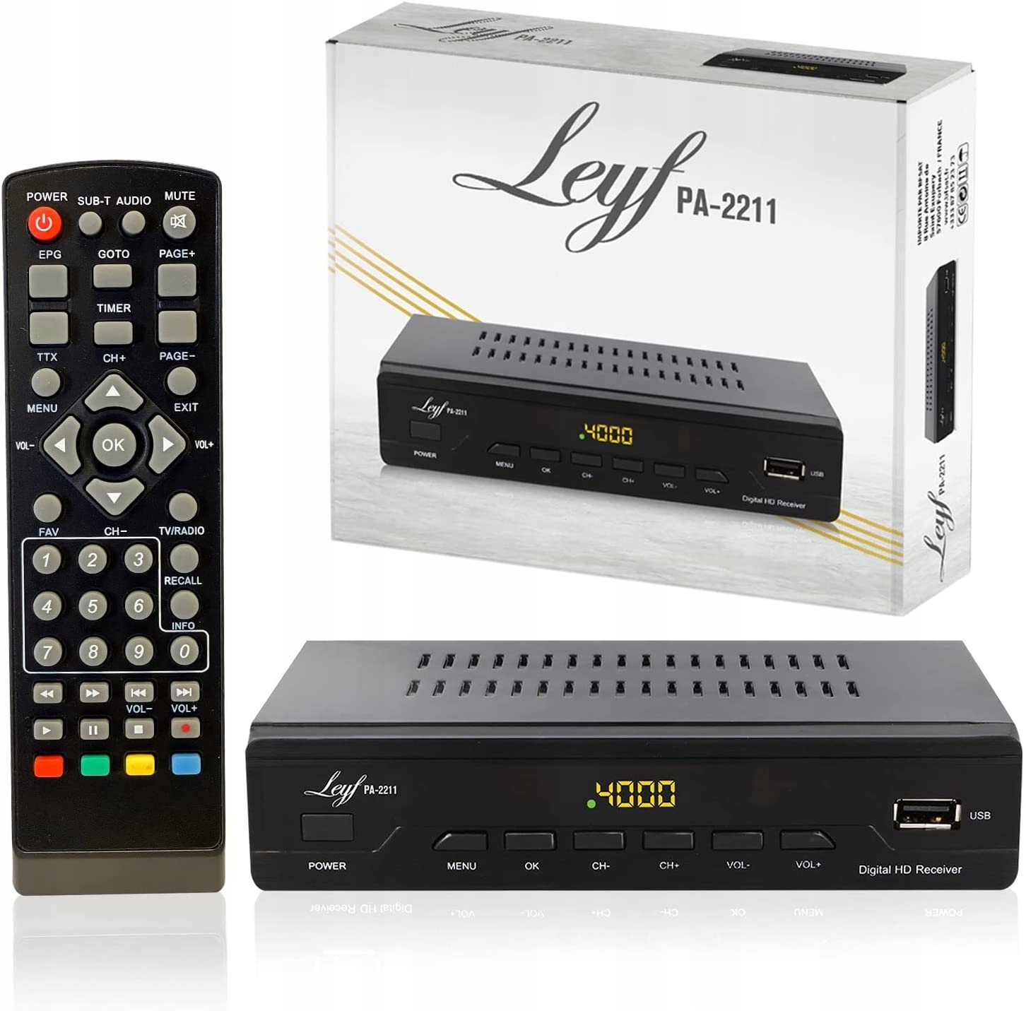 Tuner Tv set-top box DVB-T2 Leyf PA-2211