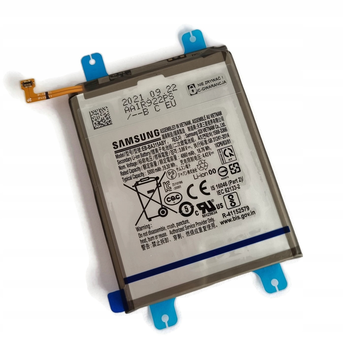 Nová originální baterie pro Samsung Galaxy A22 A32 4G, SM-A225 SM-A325