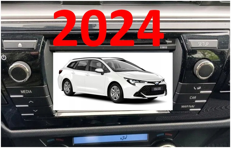 Mapa Toyota Corolla (2011-2013) Toyota Touch Go 2024 Europa