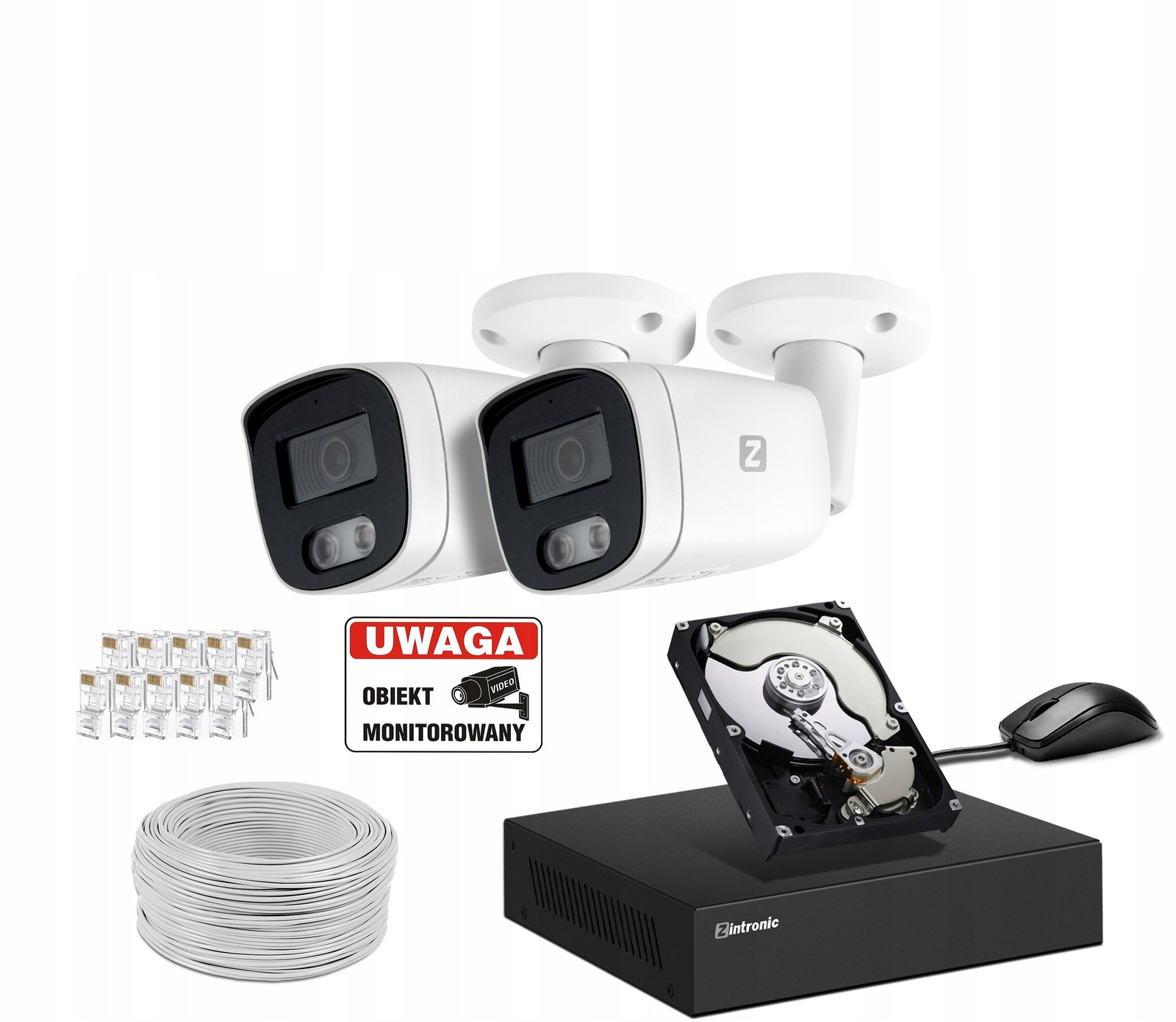 Ip Poe Monitorovací sada 2 Kamery 5MPx 5MPx 1TB Náhled Aplikace IR30M 2K