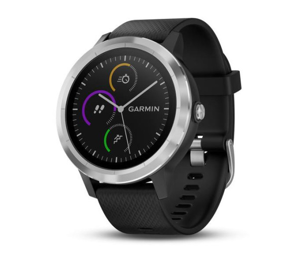 Chytré Hodinky Garmin Vivoactive 3 Silver s černým řemínkem