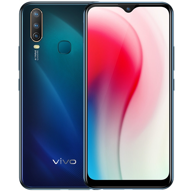 Chytrý telefon vivo Y17 128GB 5000mAh modrý