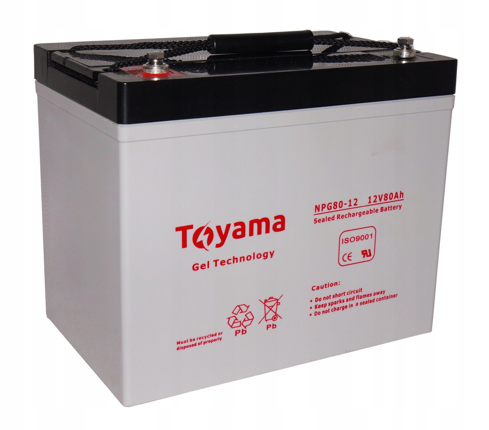 Akumulátor gelová Gel Toyama NPG80-12V 80Ah