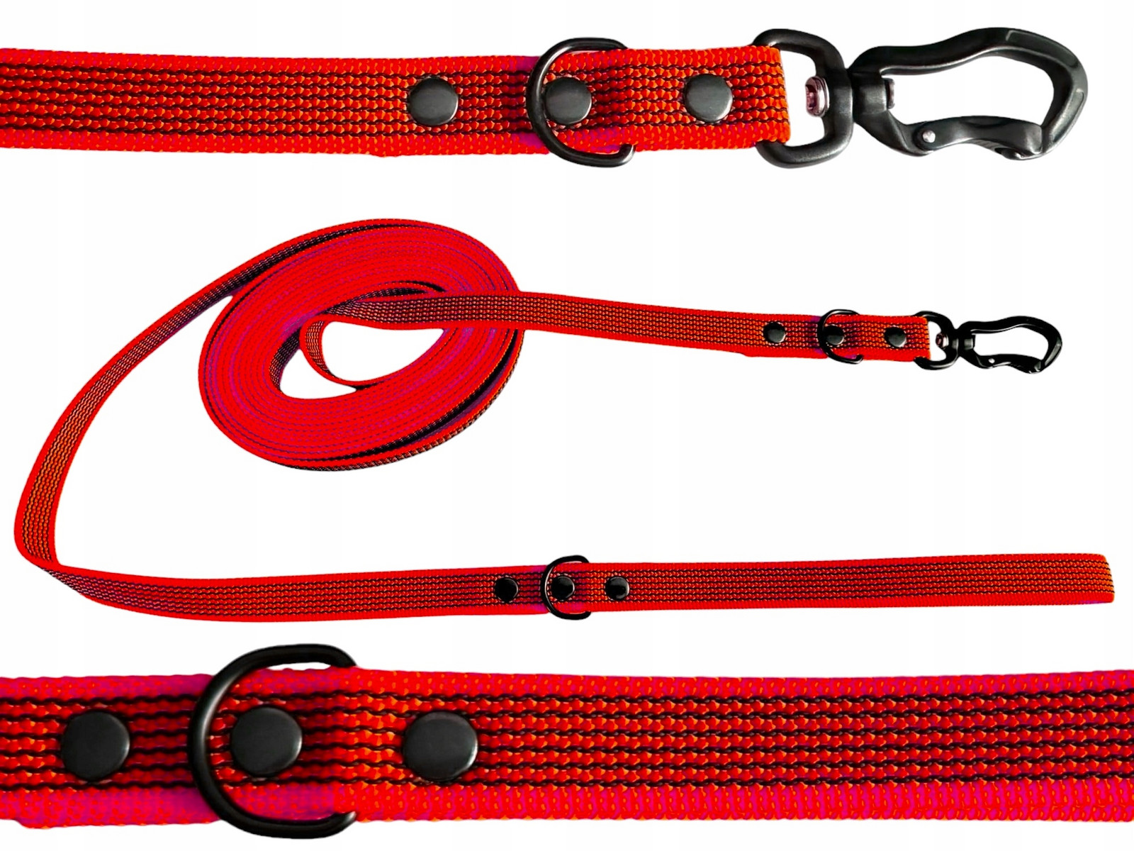 Vodítko Lanko Lonža Městské Pogumované Odolné Silné Protiskluzové 5M 20MM