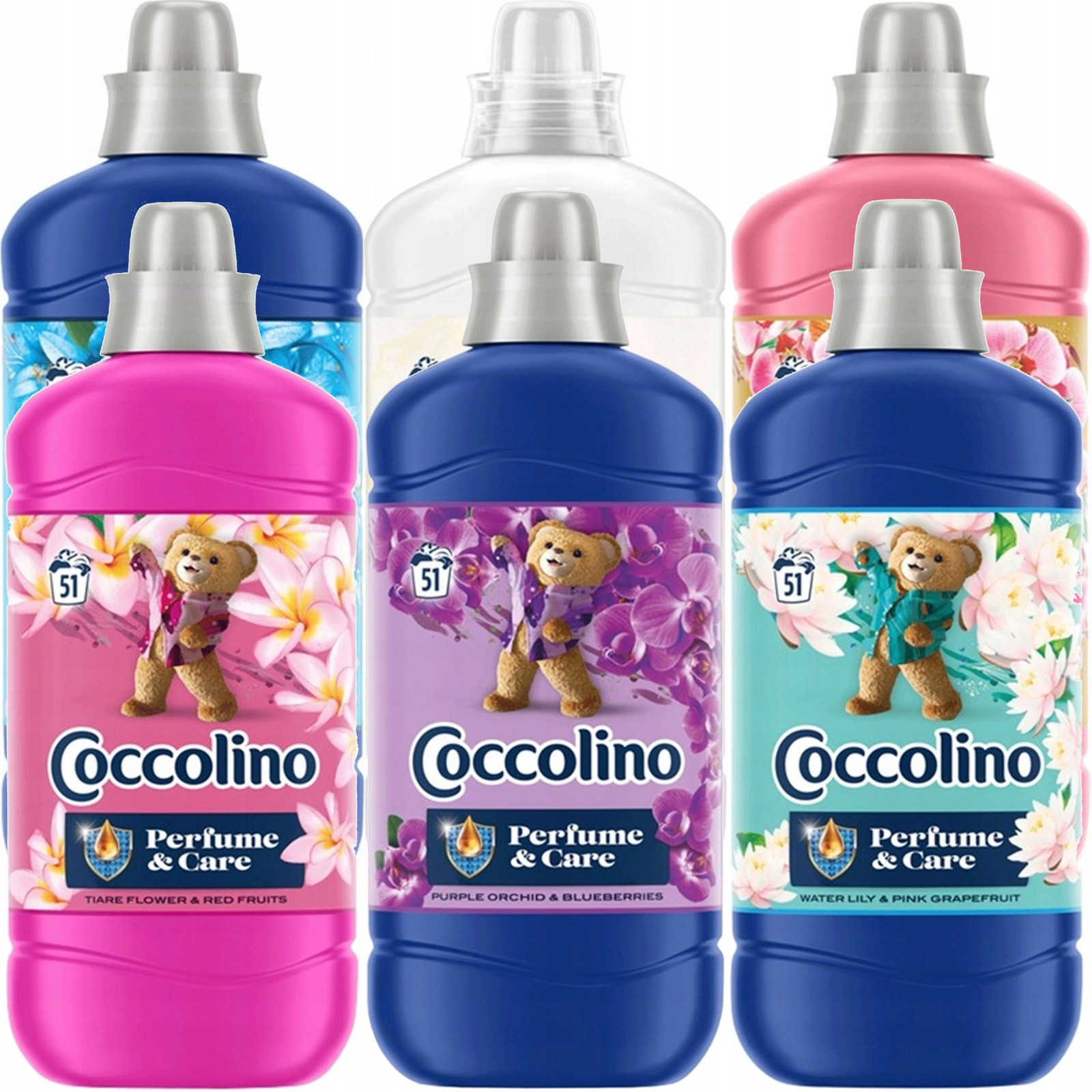 Coccolino Creations Cashmere Balm & Red Fruits set 1,275l x6 MIX 7,65l