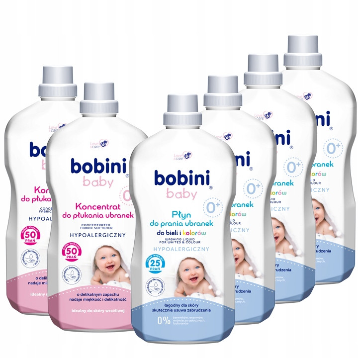 Bobini Tekutý prací prostředek na dětské prádlo 10,8l 100praní 100 pl