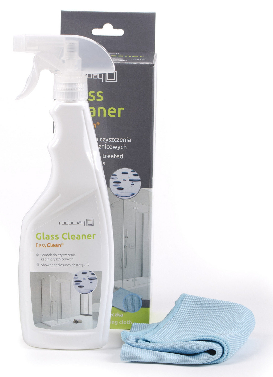 Set Čistič kabin Glass Cleaner Glass Protector +utěrka