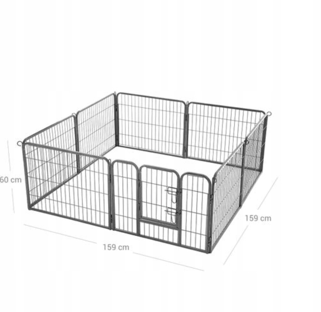 Klec kov Songmics střední pes 210 x 200 x 60 cm