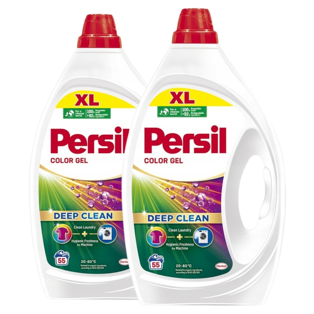 Persil Active Gel na bílé prádlo a barvy Mix 2,475L 55 praní x2