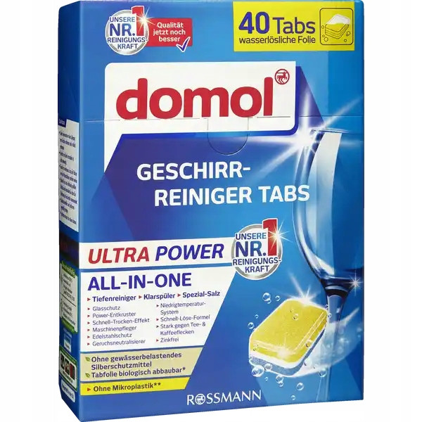 Domol Ultra Power Tablety Do Myčky 40 Ks