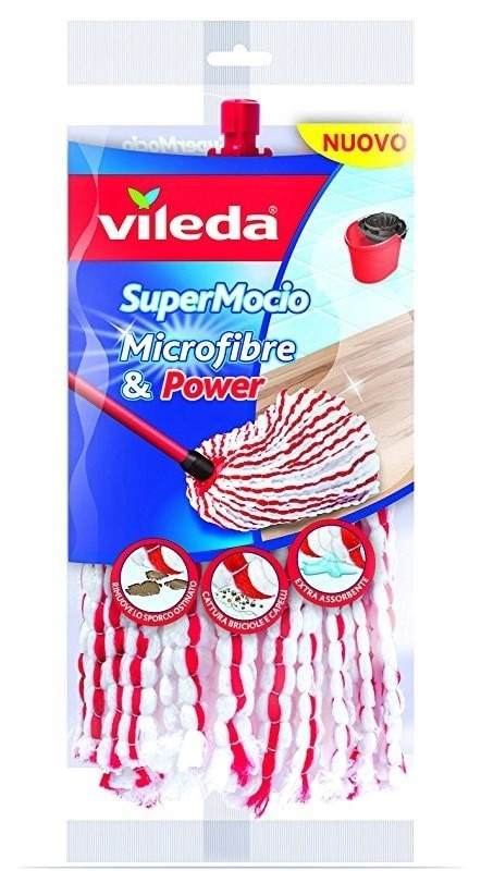 Vileda Náhradní Náplň Do Mopu Supermocio Microfibre & P