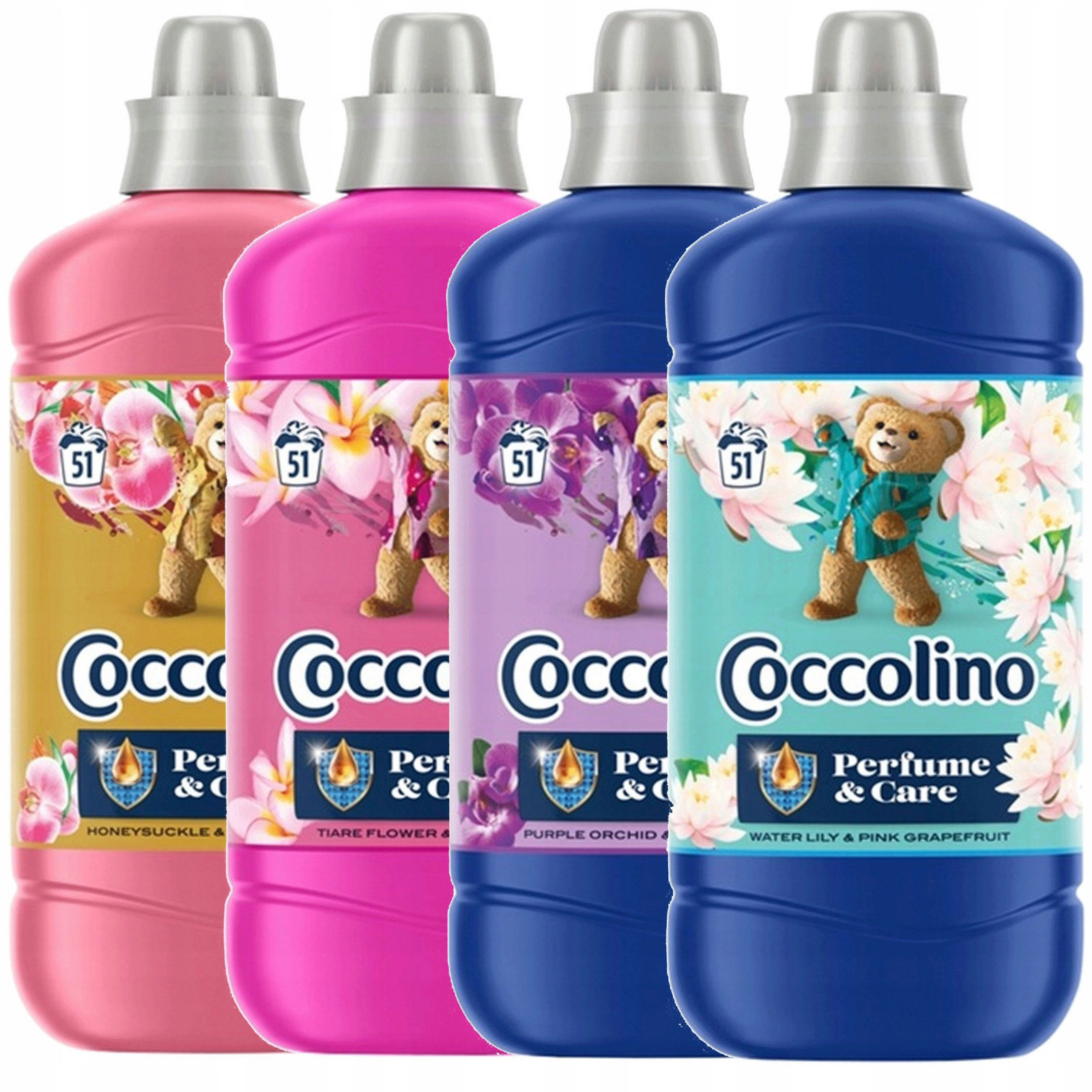 Coccolino Creations Santalové dřevo a borůvky sada 1,275 l x 4 MIX 5,1 l