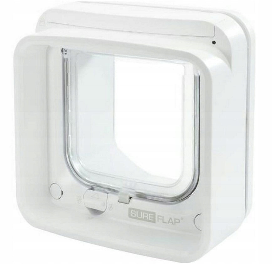 Křídlová dvířka pro kočky SureFlap 12 x 14,2 cm bílá Aplikace