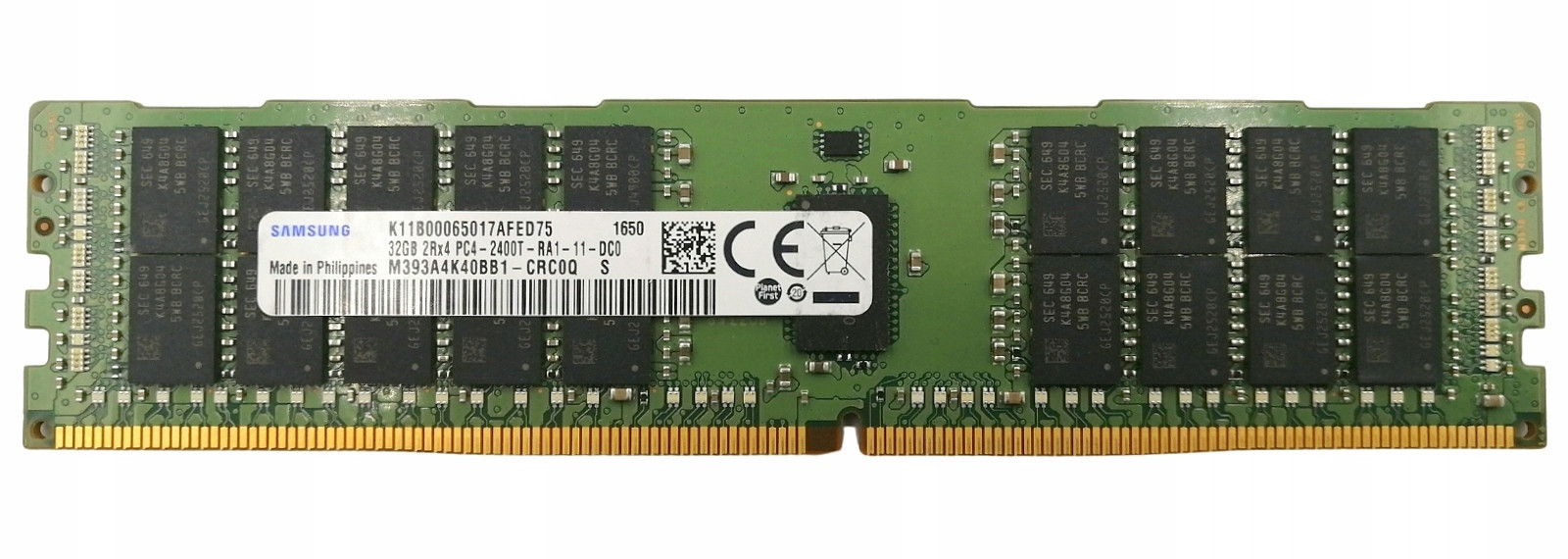 Paměť Samsung 32GB DDR4 2400MHz Rdimm Ecc server