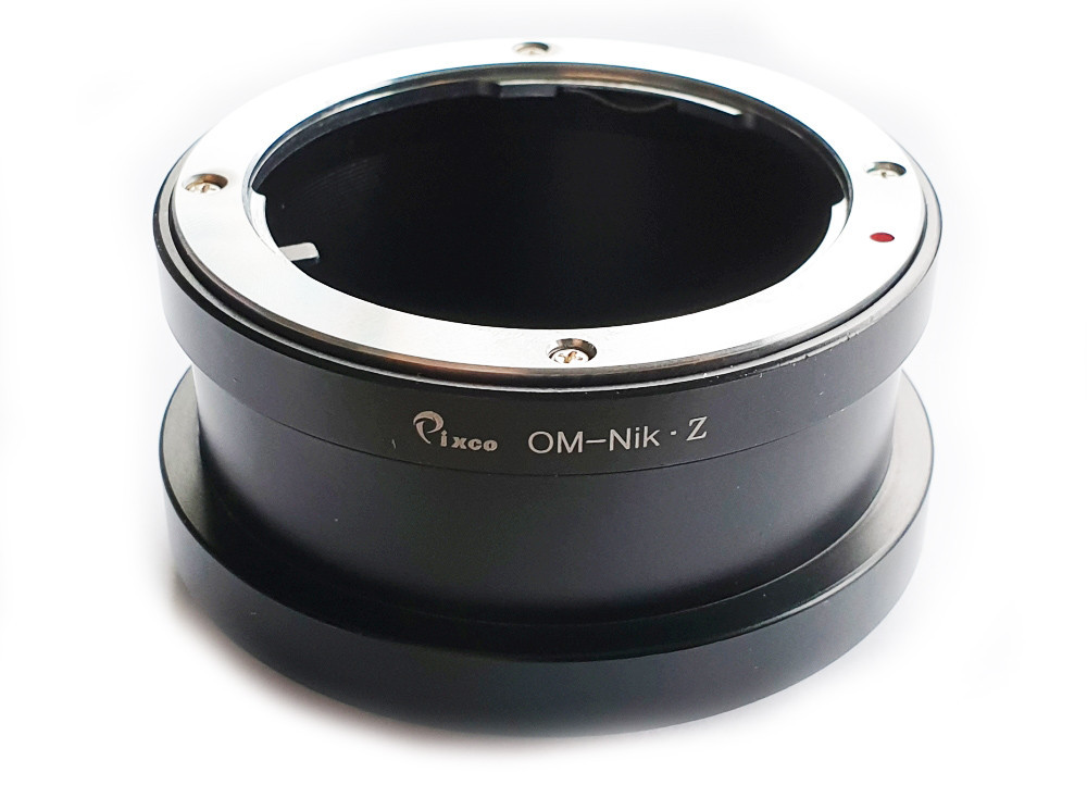 Adaptér Redukce Kroužek pro Nikon Z Z-mount na objektiv Olympus Om