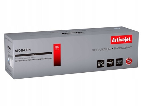 Toner Activejet ATO-B432N Černý (náhrada Oki 45807106) 7000 stran