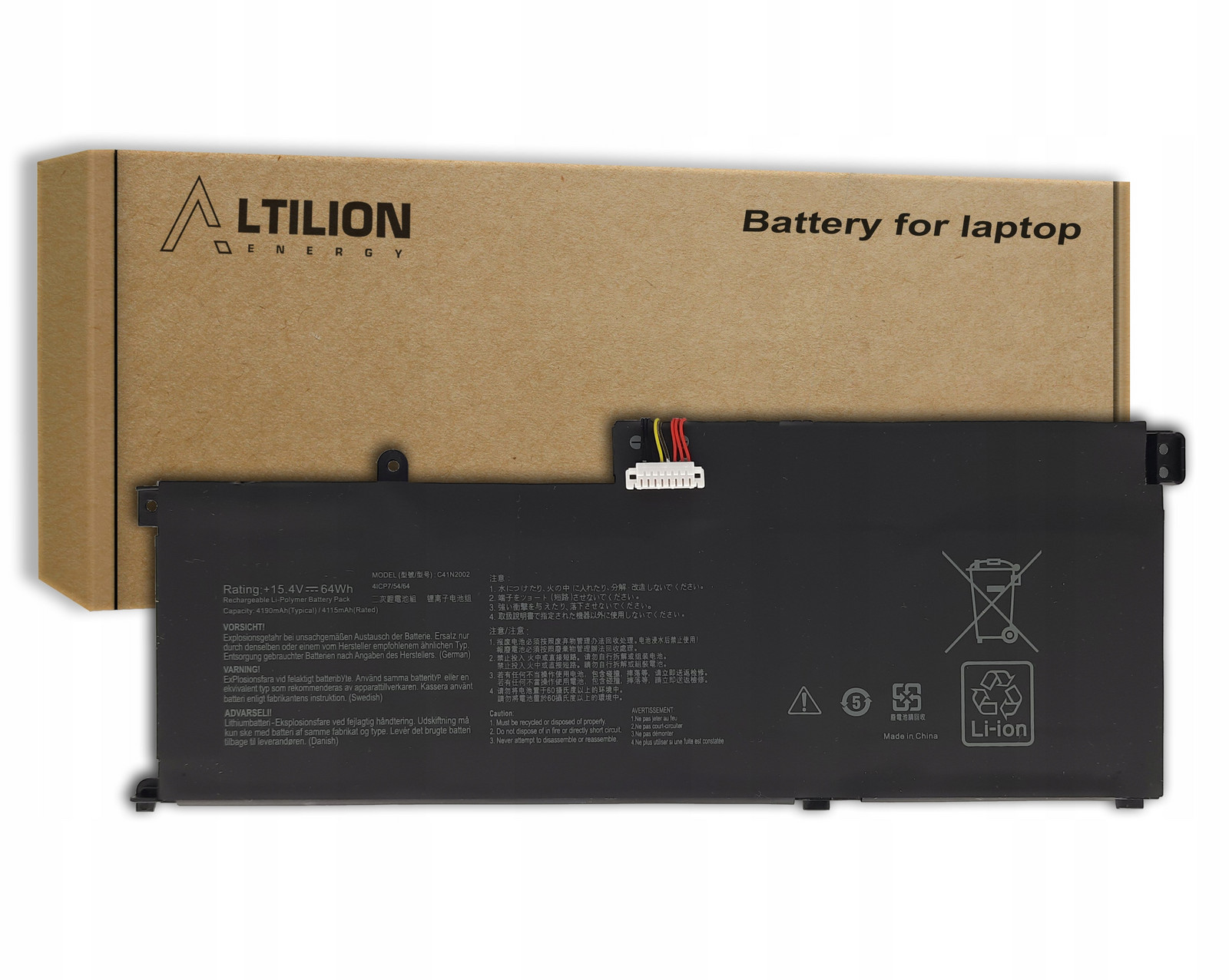 Baterie C41N2002 pro Asus ZenBook Pro 15 Oled UX535 UX535L UX535LH Series