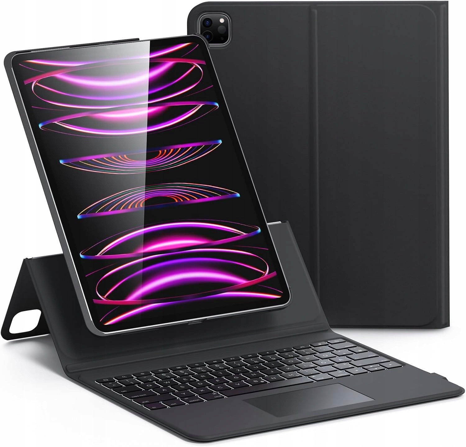 Pouzdro s Esr klávesnicí pro iPad Pro 12,9'', magneticky pouzdro, černé