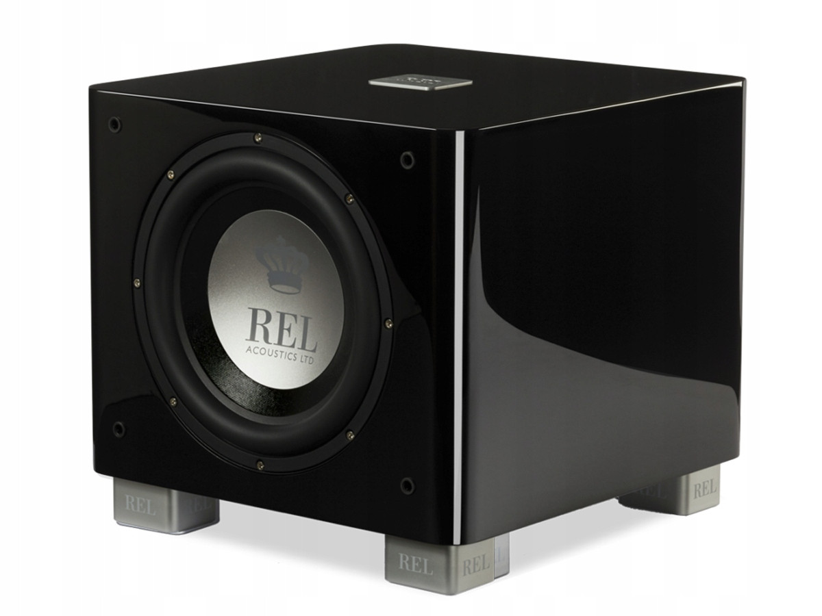 Rel T/9x Hi-Fi subwoofer s pasivní membránou Černá