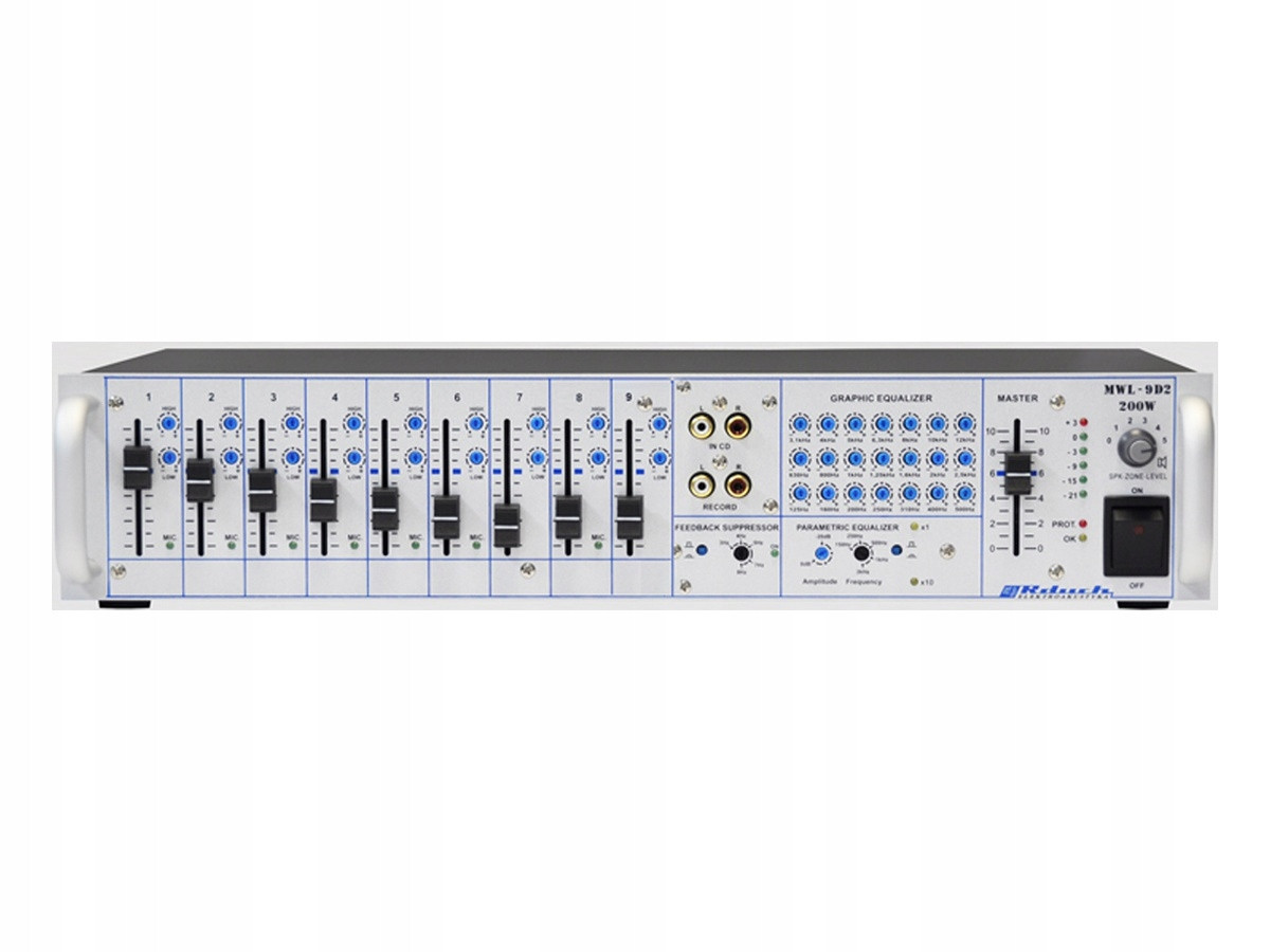 Rduch MWL-9D2/200 Zesilovač s 200W mixérem