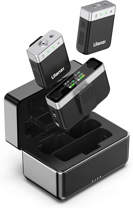 Set bezdrátových mikrofonů Ulanzi U-Mic AM18 Pro dvoukanálový 2,4G