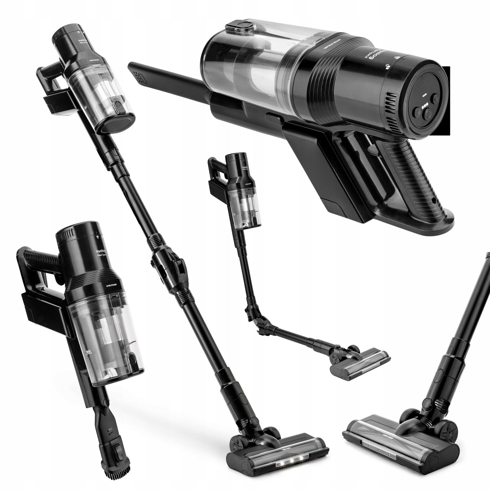 Tyčový Vysavač Bezdrátový Ruční Bezsáčkový 2v1 Kartáč