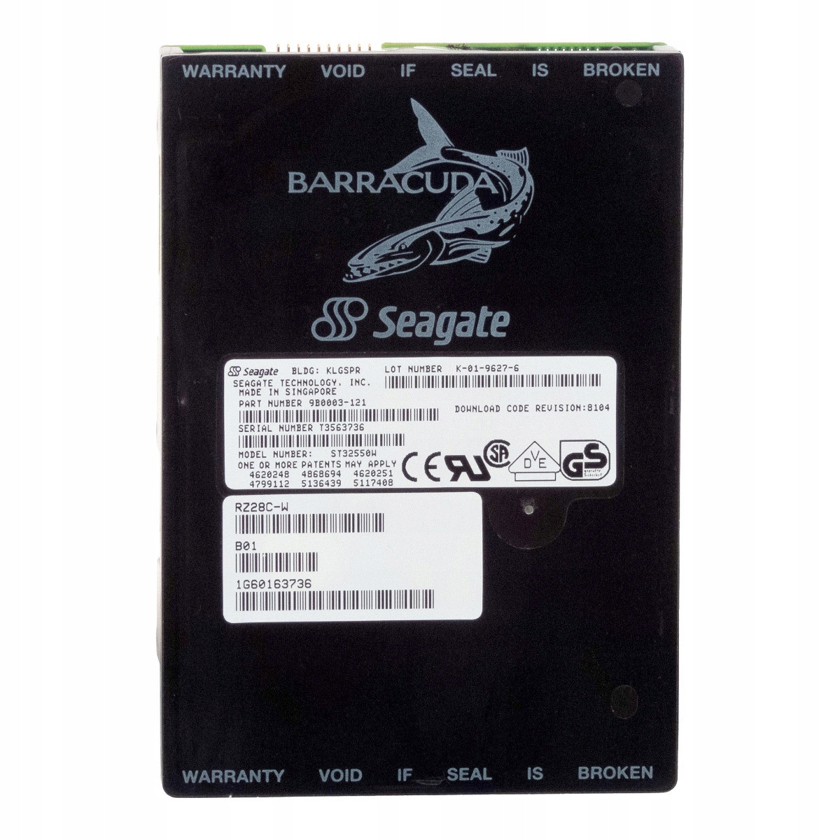 Seagate ST32550WC 2.1GB 7.2K Scsi Ultra 3.5''