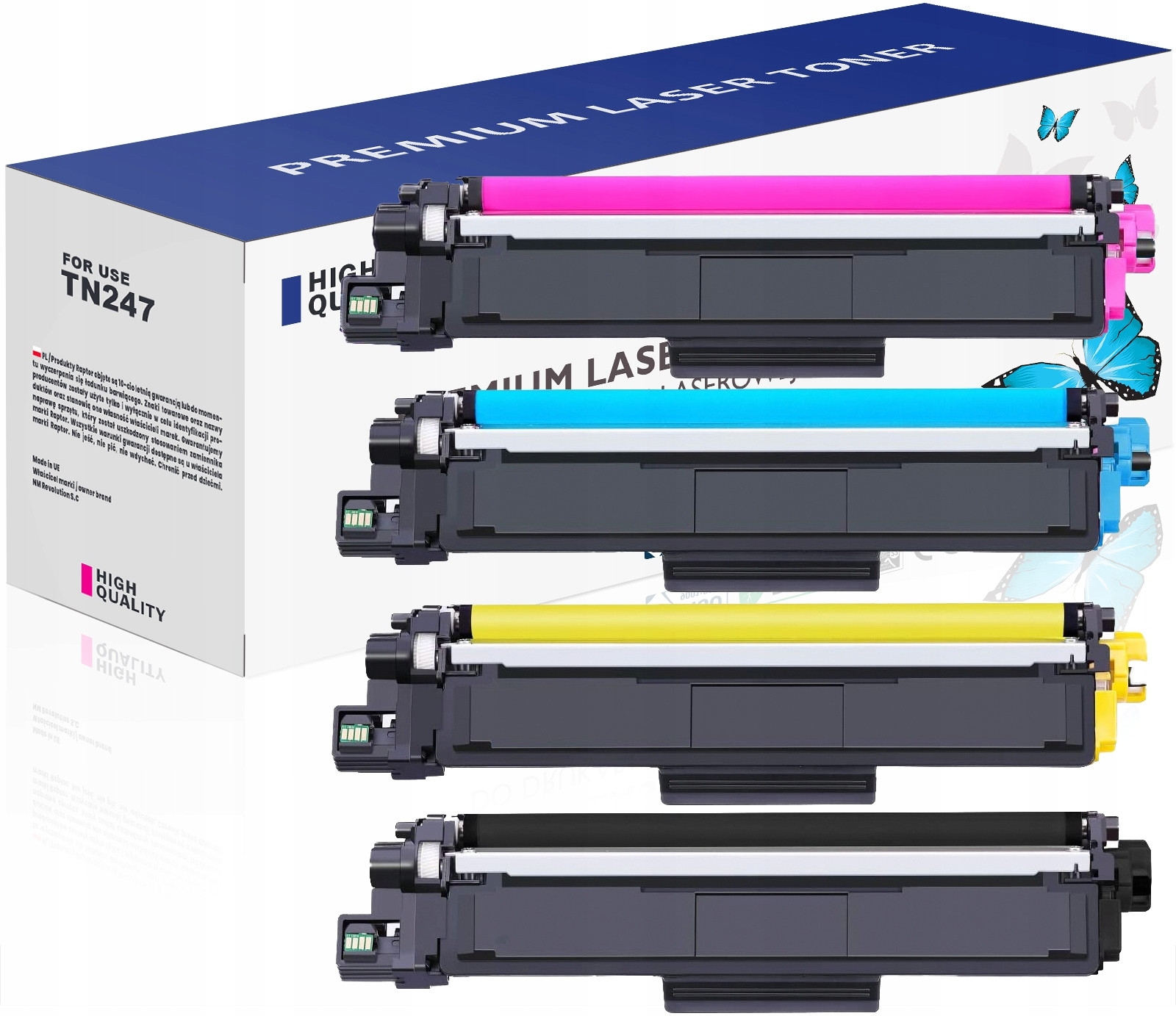 4x Cmyk tonery pro TN247 TN243 DCP-L3510CDW