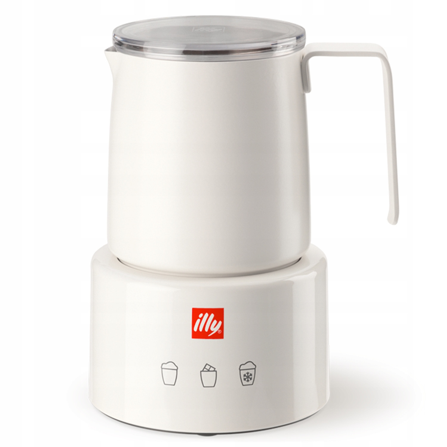 Elektrický Napěňovač Mléka Illy Bílý 250ml Na Kávu Čokolády