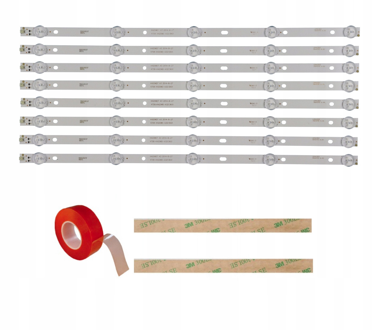 Led Led Lišty Philips 43' Samolepka K430WD9 8ks