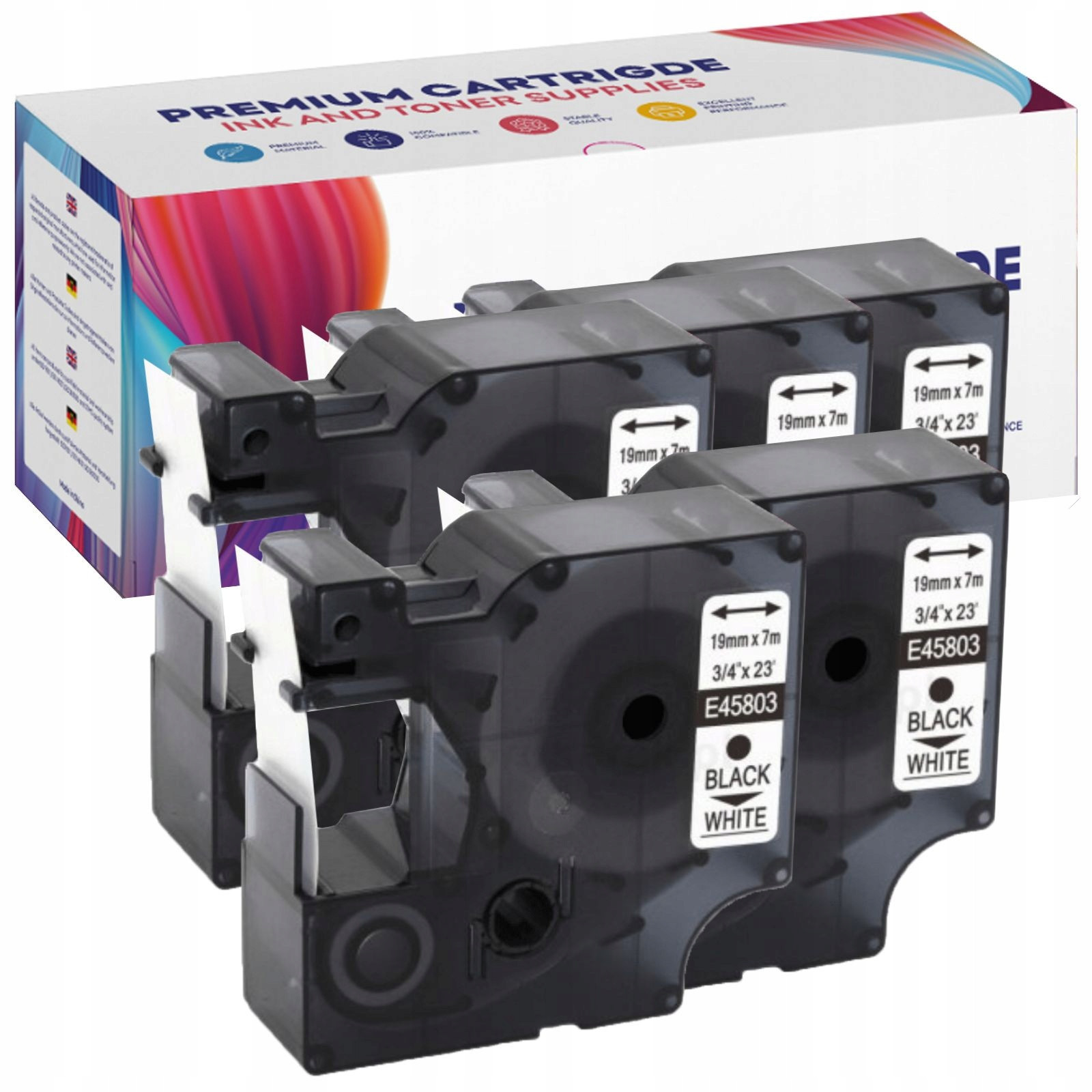 5x Páska pro Dymo 7m 19mm GP-DY45803 x5