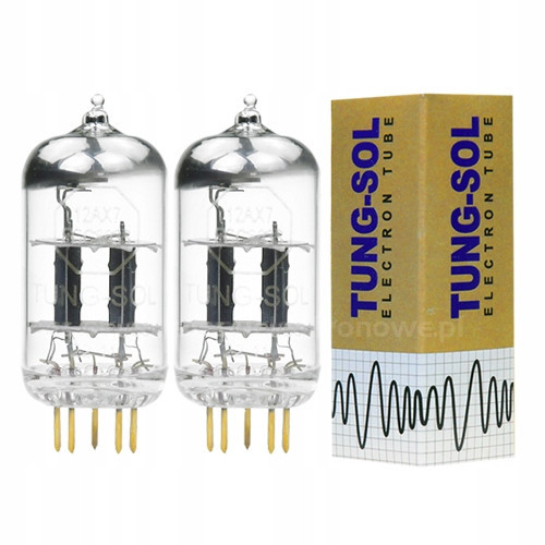 12AX7 ECC83 ECC803 Tung-Sol Gold 2 ks vybraných párů