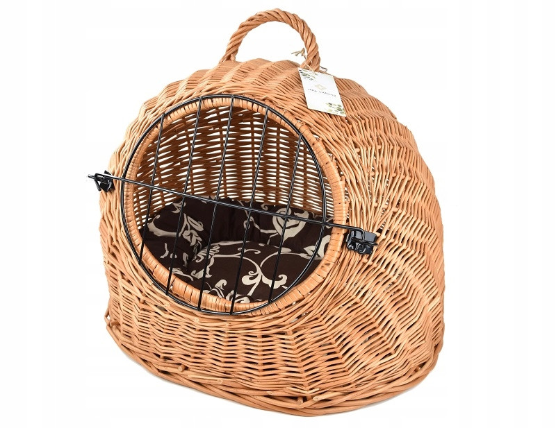 Přepravka Proutěná bouda pro kočky nebo psa 54 cm