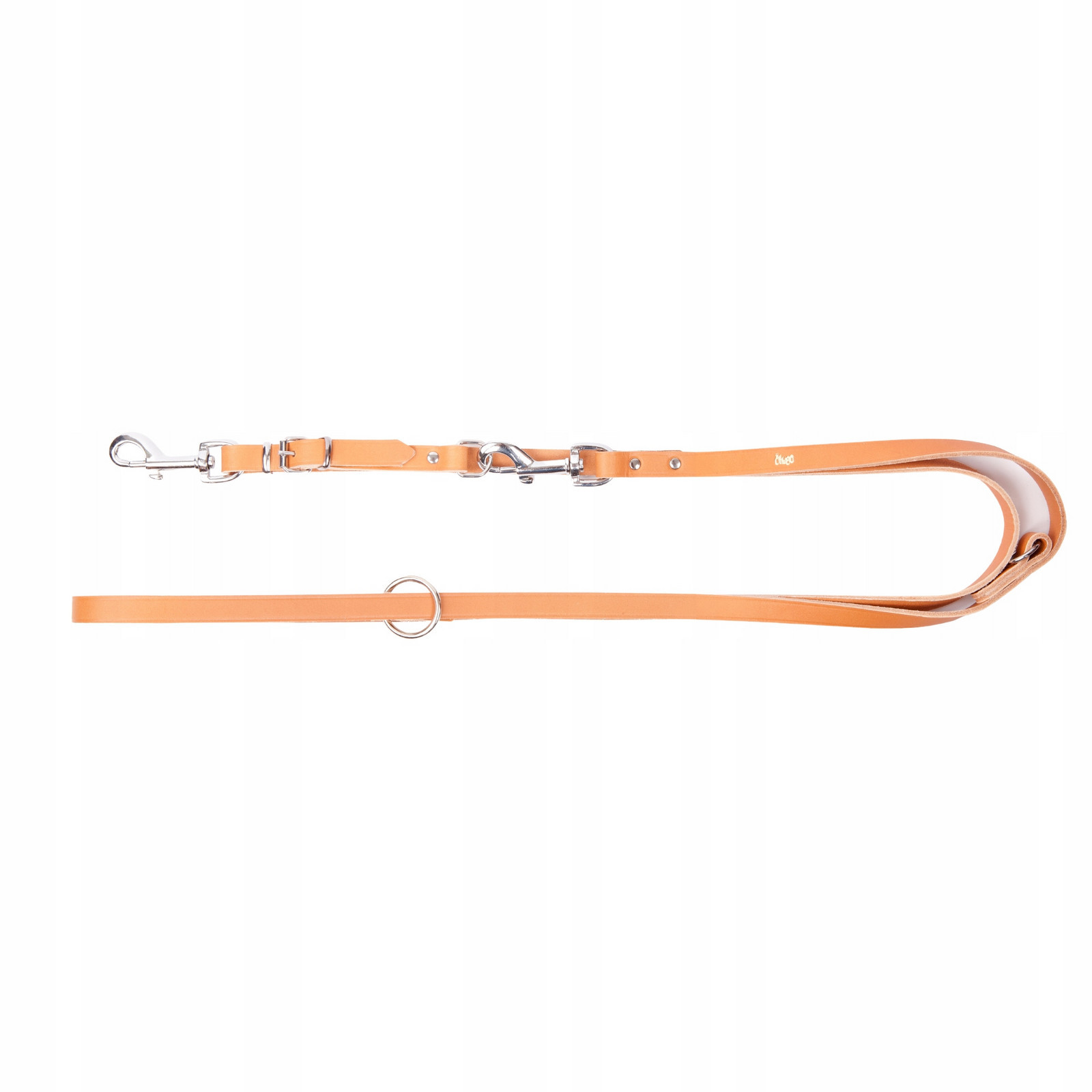 Vodítko Kožené Přepínací Nýtované S Vyměnitelnou Karabinou