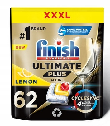 Finish Kapsle Ultimate Plus 62 Lemon Účinný