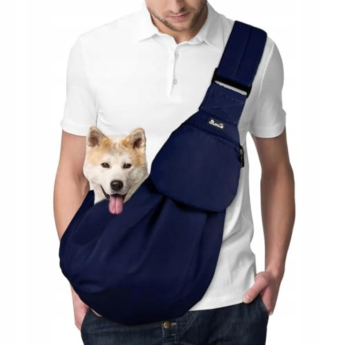 Slowton Taška na psa Nastavitelný popruh přes rameno Kapsa Přední Procházka