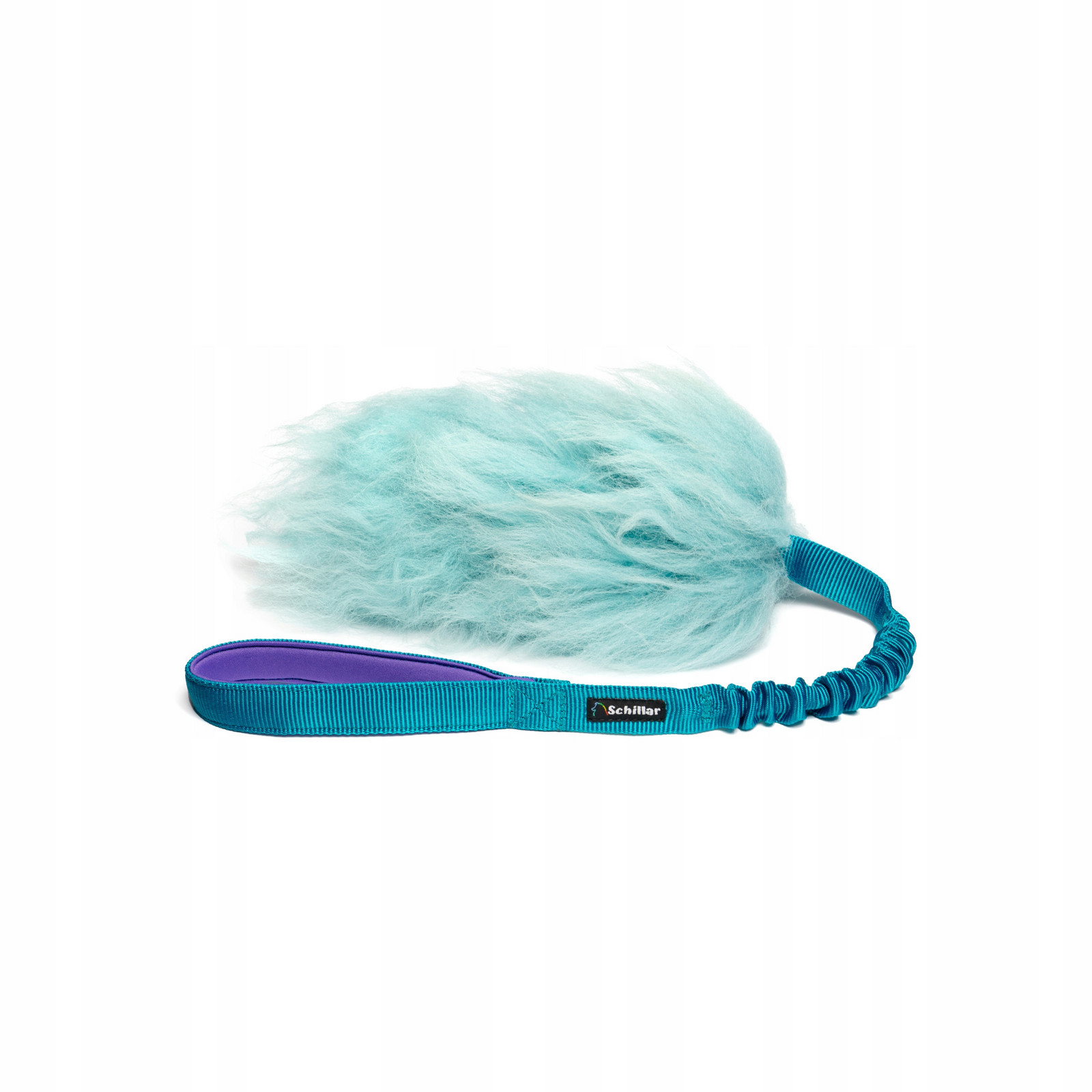 Přetahovadlo hračka z přírodní ovce s tlumičem velikost S pro psa barvy