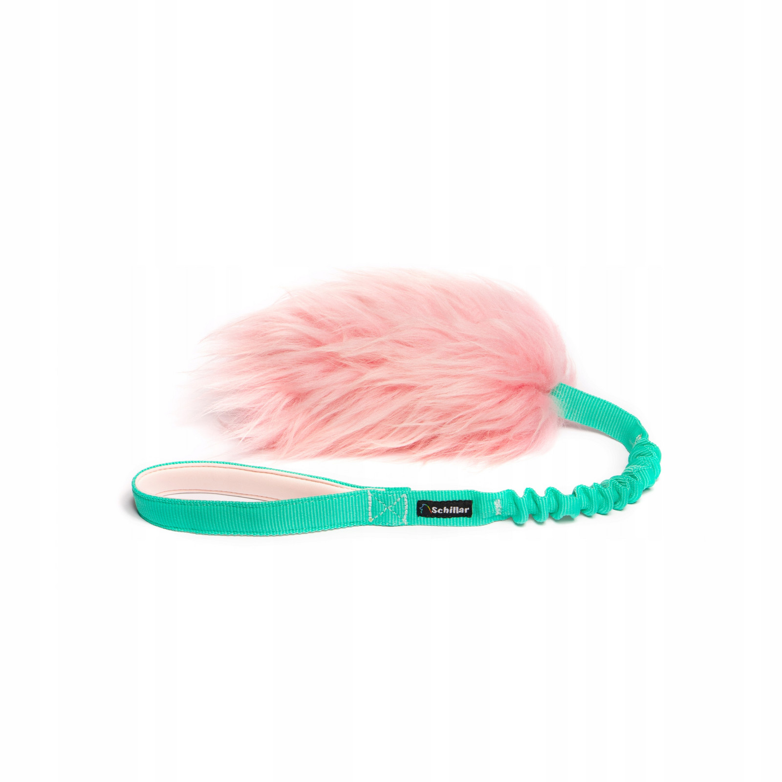 Přetahovadlo hračka z přírodní ovce s tlumičem velikost L pro psa barvy