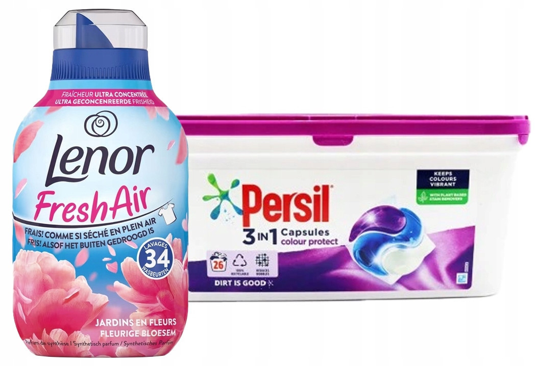 Lenor Aviváž Kvetoucí Zahrada 476ml Persil Barva kapsle 26 ks