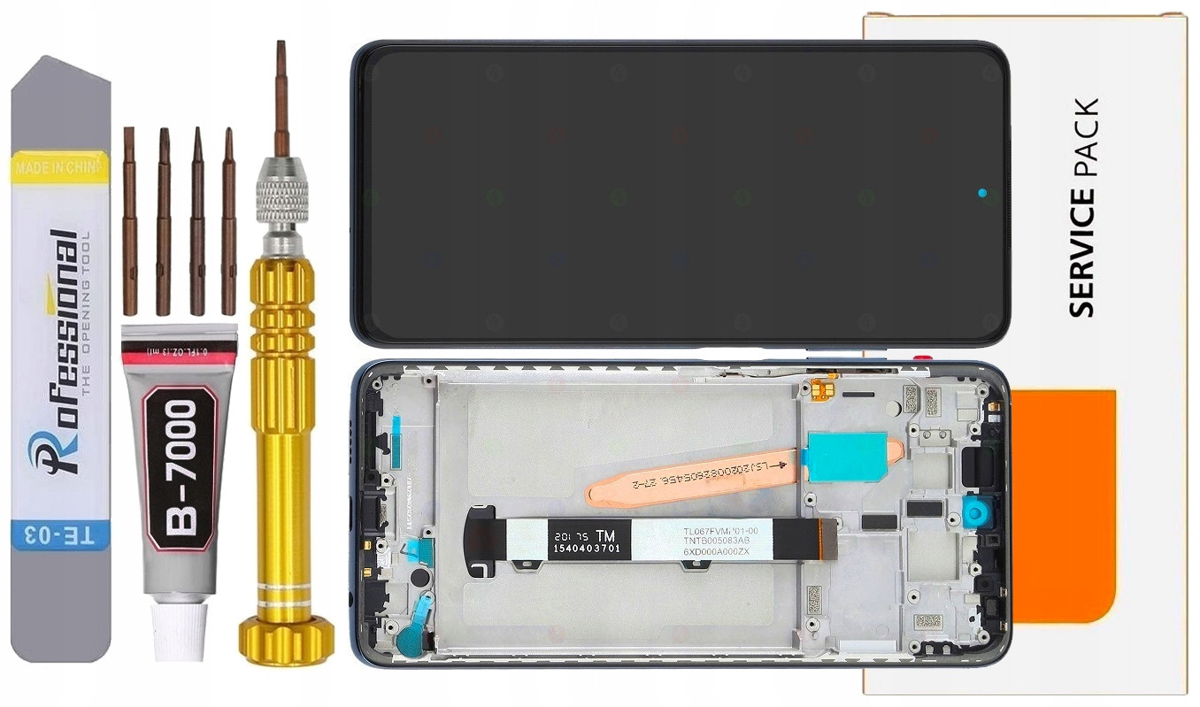 Displej Pro Xiaomi Poco X3 Pro Originál LCD +rámeček Black