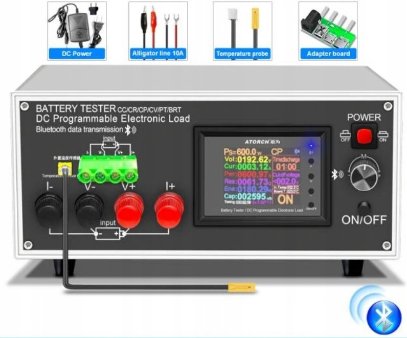 Elektronická zátěž DLB-600W 200V Bluetooth