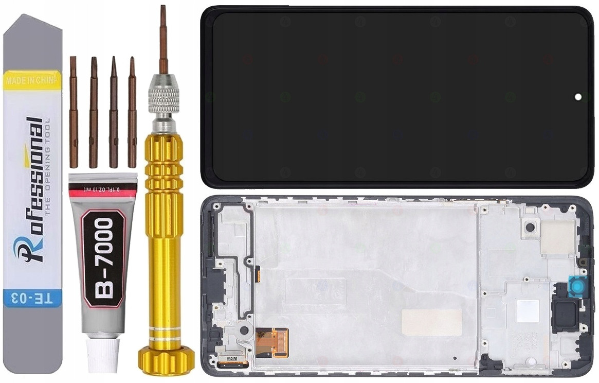 Xiaomi Redmi Note 10 Pro Oled LCD displej Rámeček