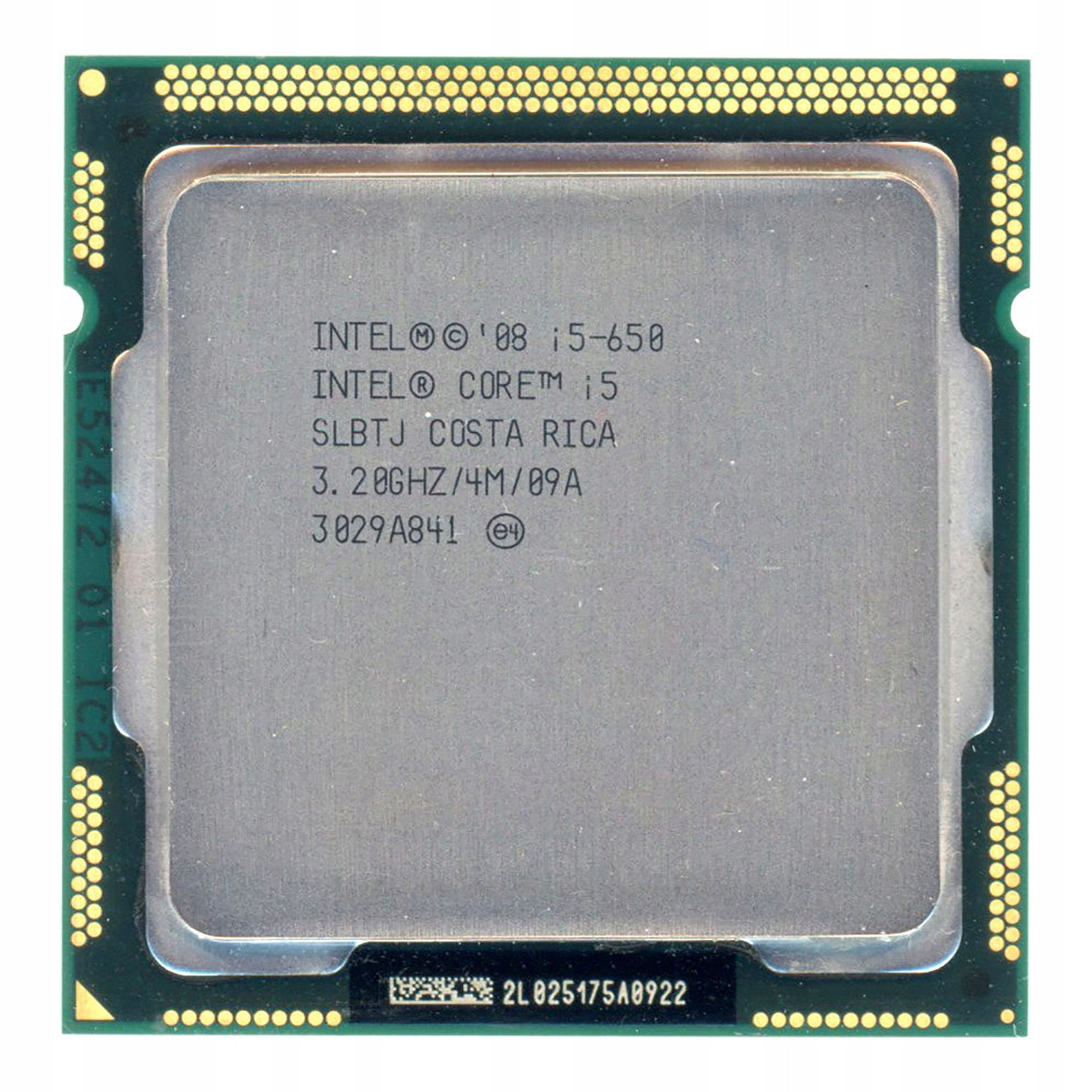 Intel Core i5 i5-650 LGA1156 3.2GHz Slbtj