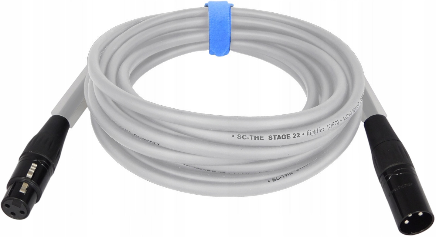 Sommer Stage Kabel Symetrický Mikrofonní Kabel Xlr Roxtone Černý 15m